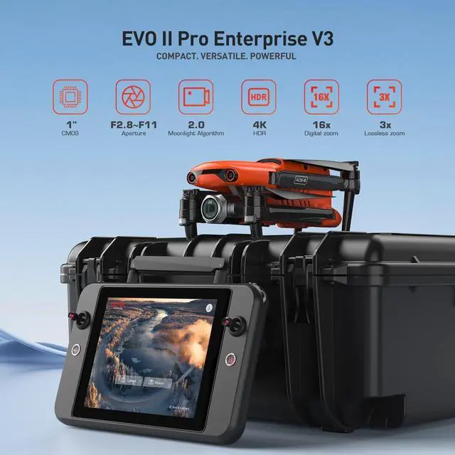 Alt view image 2 of 6 - Autel EVO 2 Pro V3 RTK Bundle 6K HRD Camera,Smart Controller V3