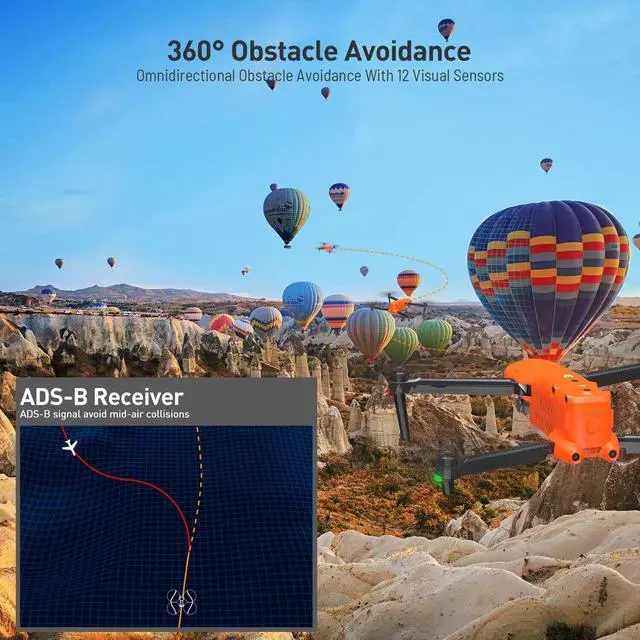 Alt view image 4 of 6 - Autel EVO 2 Pro V3 RTK Bundle 6K HRD Camera,Smart Controller V3