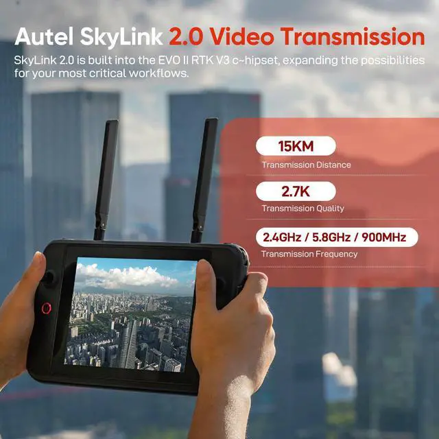 Alt view image 5 of 7 - Autel Robotics EVO II Pro RTK V3 Drone Rugged Bundle 20MP Photo& 6K/30fps Video Professional Surveying & Mapping Drone In Stock