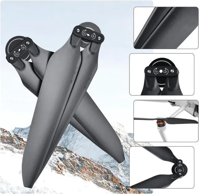 Alt view image 4 of 7 - Autel EVO Max 4T Propeller Original Quadcopter Propeller Quick-Release Foldable Design Drone Accessories