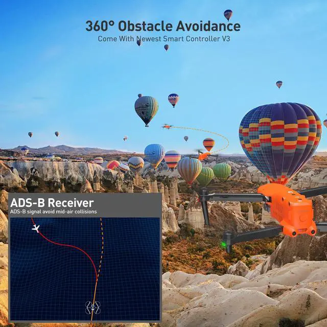 Alt view image 4 of 7 - Autel Robotics EVO II Pro RTK V3 6K Camera Drone