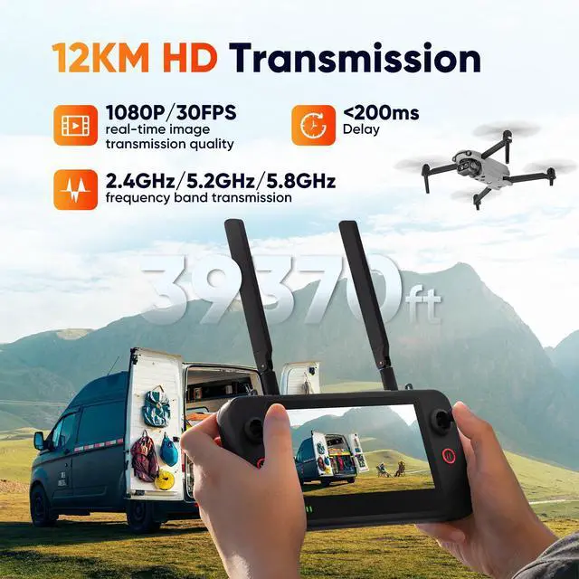 Alt view image 7 of 7 - Autel Robotics 2025 New EVO Lite Enterprise 640T Standa Edition Quadcopter Thermal Drone With Remote Control Professional Accessories