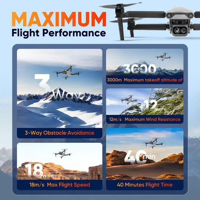 Alt view image 5 of 7 - Autel Robotics 2025 New EVO Lite Enterprise 640T Standa Edition Quadcopter Thermal Drone With Remote Control Professional Accessories