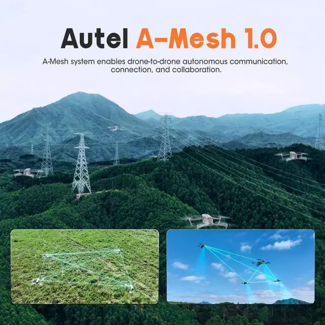 Alt view image 6 of 7 - Autel Robotics EVO MAX 4T Visiable/Zoom/Thermal/L-aser 4 Cameras in One Drone 50MP&1/1.28" CMOS 8K Camera 1-160x Super Zoom 640×512 Thermal Resolution 16.43737 ft L-aser Range A-Mesh 1.0
