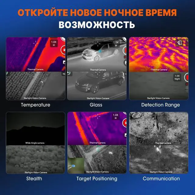 Alt view image 2 of 3 - Autel Robotics EVO Max 4N Gimbal Camera Profession Starlight Night-Vision Camera 640x512 Thermal Camera 50MP Wide Camera Laser Rangefinder