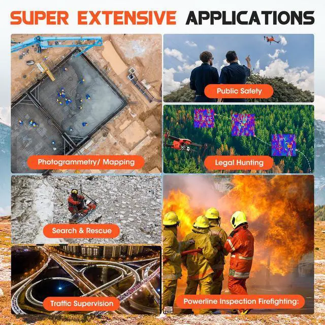 Alt view image 7 of 7 - Autel Robotics EVO II DUAL 640T V3 Thermal Camera Smart Controller Bundle