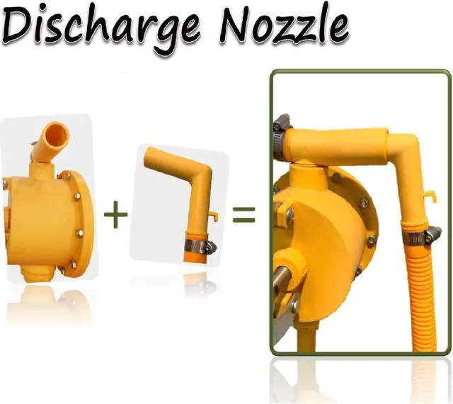 Alt view image 2 of 7 - JAANHUEI RP20PJH Hand Lever PP Diaphragm Pump Chemical Piston Pump Heavy-Duty Pump for Drum Barrels Patented in USA, Taiwan, EU 55 inches (140 cm) 13.5 oz. (400 cc) per Stroke for 5, 15, 30, 55 gal