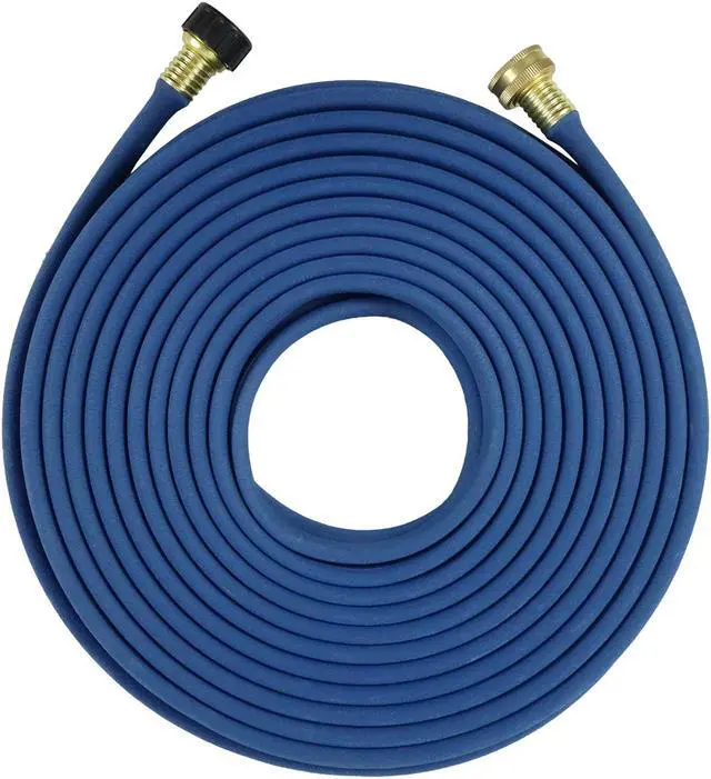 Main image of H2O WORKS Garden Flat Soaker Hose 1/2 in x 50ft,More Water Leakage, Heavy Duty Metal Hose Connector Ends, Perfect Delivery of Water,Garden Flower Bed and Vegetable Patch,Landscaping, Savings 80% Water