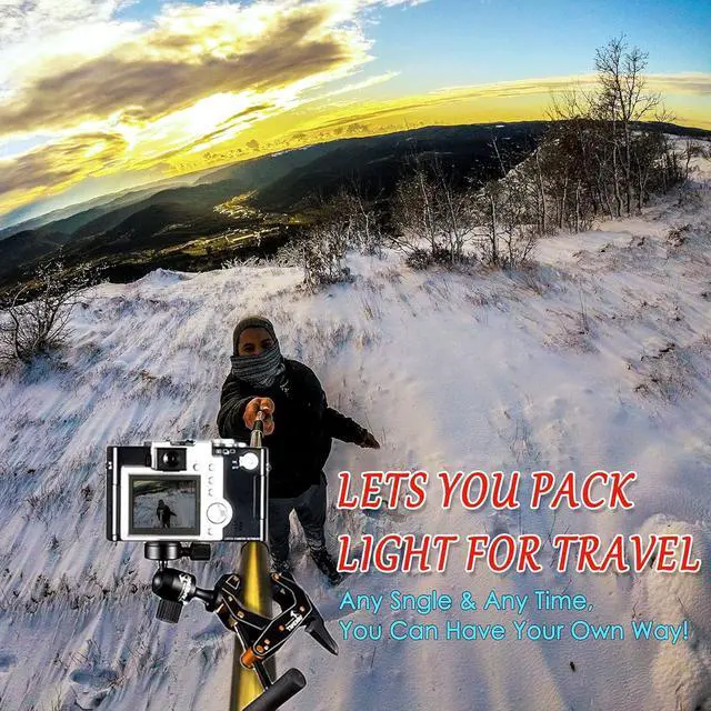 Alt view image 5 of 7 - TAKEWAY Camera Clamp Mount Tabletop C Clamp Mount Stand with Phone Holder, 360°Rotatable Mini Ball Head and 1/4" Screew Quick Release Clamp for GoPro/Brinno/DSLR/MILC/SLR Camera and Smartphone