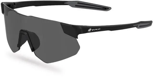 Main image of Sport Sunglasses for Mens Womens, Wrap around Sunglasses, Non-Slip Nose Pads for Climbing and Running, UV400 Protection-Smoke Gray Color