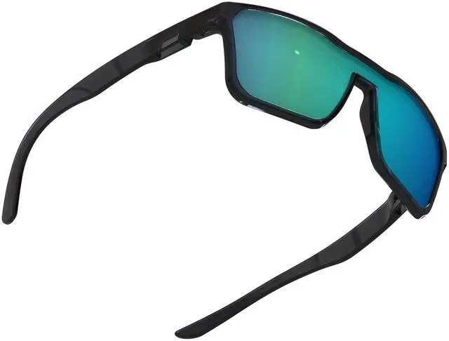 Alt view image 2 of 7 - Sunglasses for Mens Womens, Classic Rectangular Retro Men Sunglass, Sports Sunglasses for Fishing, UV400 Protection-Sky Blue Color