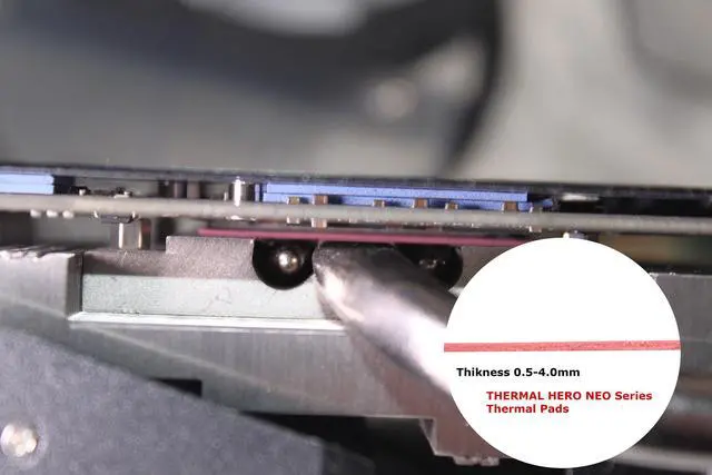 Alt view image 3 of 7 - THERMAL HERO NEO Series Thermal Pad, Size 100 x 100mm, 0.5mm Thikness, High Thermal Conductive, For CPU, GPU and IC Cooling, XBOX, Playstation