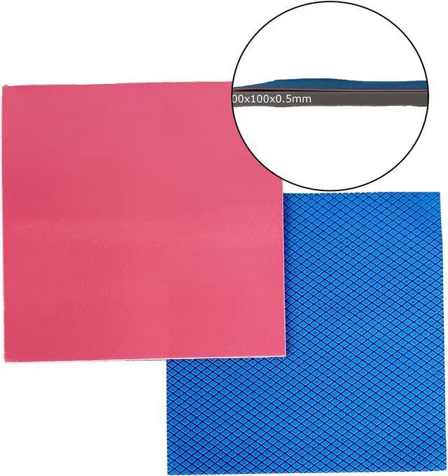 Alt view image 4 of 7 - THERMAL HERO NEO Series Thermal Pad, Size 100 x 100mm, 0.5mm Thikness, High Thermal Conductive, For CPU, GPU and IC Cooling, XBOX, Playstation