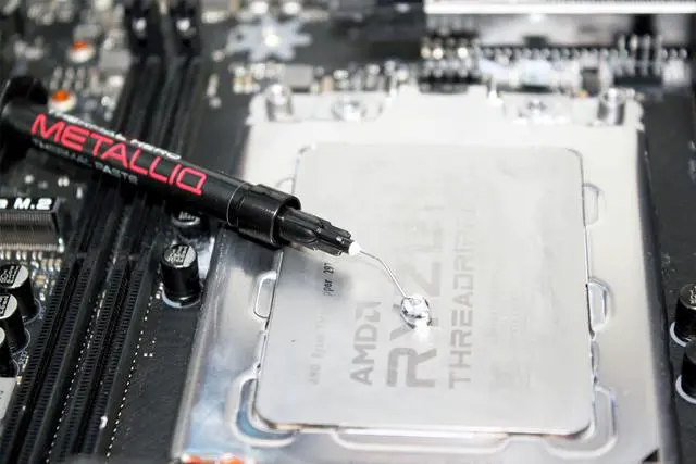 Alt view image 3 of 4 - THERMAL HERO METALLIQ (1g) LIQUID METAL PASTE for CPU | Extreme Overclocking | Xbox PS4 PS5