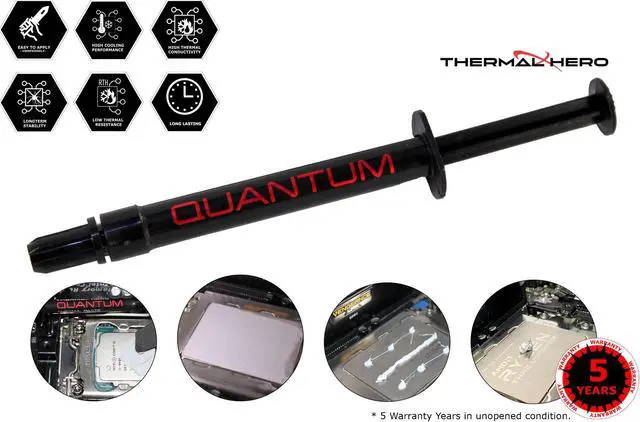 Main image of THERMAL HERO QUANTUM Series  Thermal Paste 2g , Extreme High Thermal Conductive, PC Cooling, Gaming, Extreme Overcklocking, Xbox, Playstation
