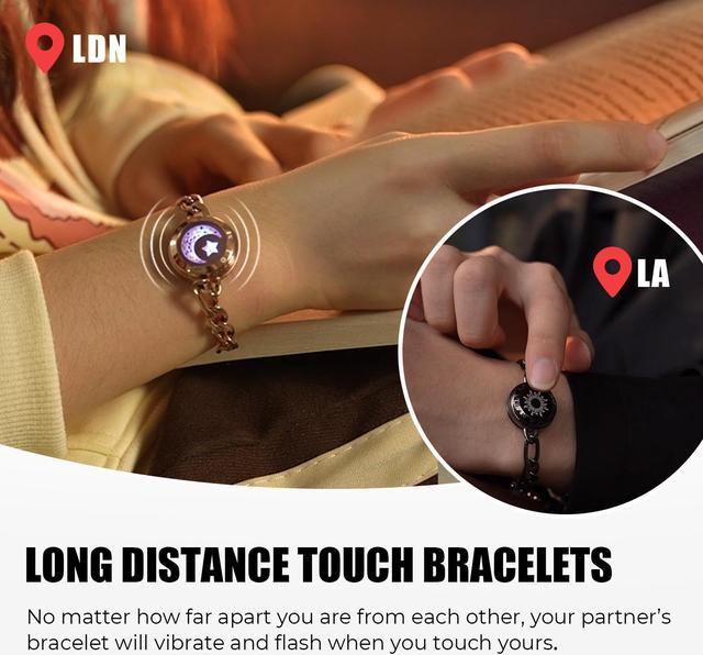 BOND TOUCH Long Distance Touch Bracelets For Couples India | Ubuy
