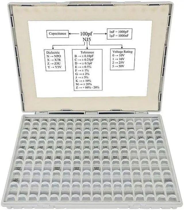 Alt view image 5 of 7 - Profeesional SMT SMD Capacitor Kits 0805 Size 83 Values 200pcs/Value Pre-Sorted and Stored in Special Enclosure for Technicians and Engineers C08-200