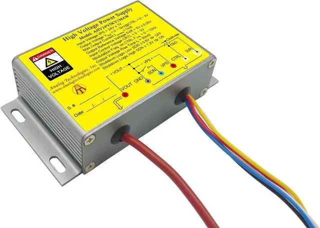 Main image of Compact High Voltage Power Supply 0 to 5kV Output Voltage 1mA Output Current 24V Input DC DC Converter AHV24V5KV1MAW