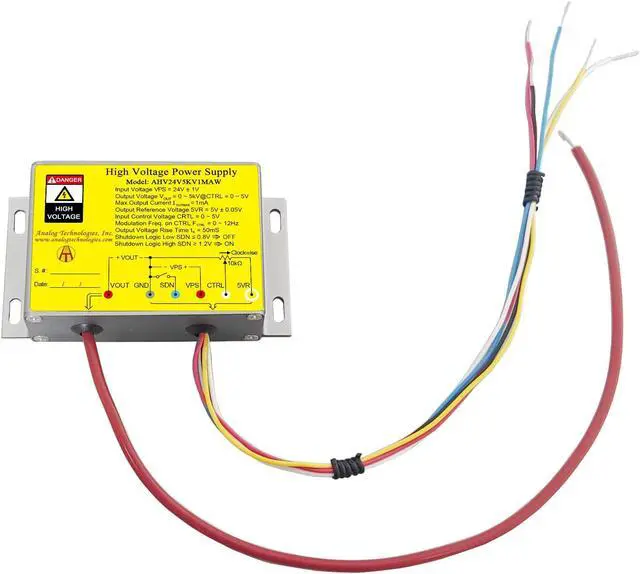 Alt view image 6 of 7 - Compact High Voltage Power Supply 0 to 5kV Output Voltage 1mA Output Current 24V Input DC DC Converter AHV24V5KV1MAW
