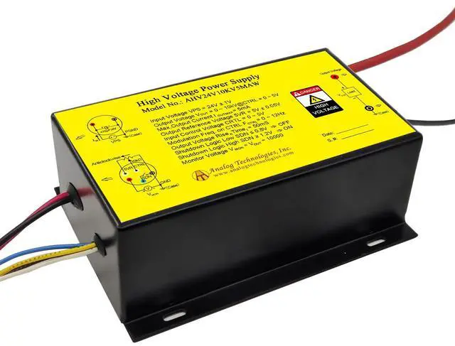 Alt view image 3 of 7 - Analog Technologies Compact High Voltage Power Supply 0 to 5KV Output Voltage 10mA Output Current 24V Input DC DC Converter AHV24V5KV10MAW