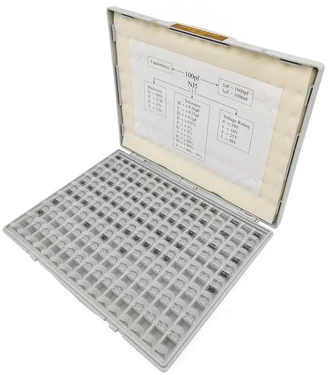 Alt view image 3 of 7 - Analog Technologies CRF04-42V-50 Profeesional SMT SMD Capacitor Kits 0402 Size 42 Values 50pcs/Value Pre-Sorted and Stored in Special Enclosure for Technicians and Engineers