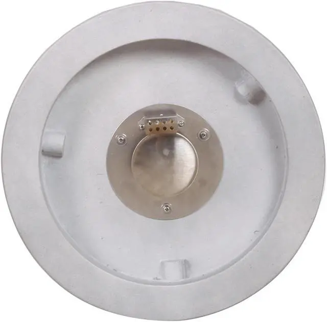 Alt view image 3 of 6 - Grey 16" Round 30,000 Btu Propane Fire Column Outdoor Concrete Fire Pit