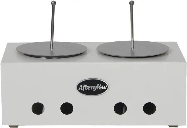 Alt view image 5 of 5 - Steel Tabletop Fire Pit  Indoor&Outdoor, Portable  Fire Bowl Burning Ethanol or Gel Fuel  for Balcony or Living Room, White