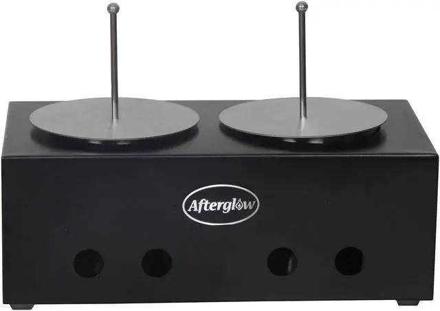 Alt view image 5 of 5 - Steel Tabletop Fire Pit  Indoor&Outdoor, Portable  Fire Bowl Burning Ethanol or Gel Fuel  for Balcony or Living Room, Black