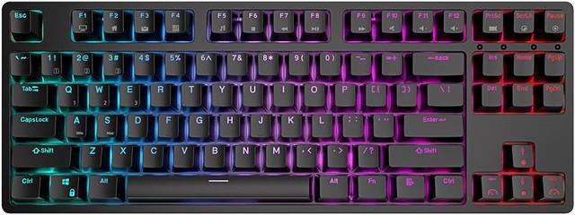 RK ROYAL KLUDGE RK87 Sink87G RGB Wireless TKL Mechanical Gaming Keyboard,  87 Keys No Numpad Tenkeyless Compact 2.4G Wireless Keyboard with Tactile  Red