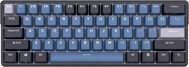 Alt view image 4 of 7 - RK ROYAL KLUDGE RK61 Plus Wireless Mechanical Keyboard, 60% Gaming Keyboard with Bluetooth/2.4G/Wired, Hot Swappable RGB PC Keyboards with USB Hub for Win/Mac Brown Switches