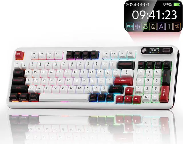 RK ROYAL KLUDGE Z98 USB Computer Keyboard - 94Keys Mechanical