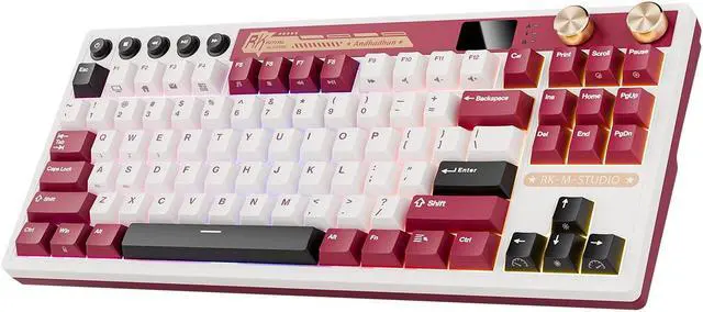 RK ROYAL KLUDGE M87 Wireless Gaming Keyboard, 75% Percent