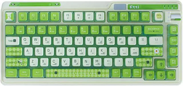 Alt view image 5 of 6 - RK ROYAL KLUDGE K75 PRO+ RGB 75% Wireless Gasket Mechanical Keyboard Triple Mode BT 5.0/2.4G/USB-C 82 Keys Hot Swappable Gaming Keyboard Knob Power Display Custom Linear Switches