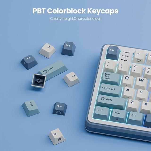 Alt view image 6 of 7 - RK ROYAL KLUDGE RKS98 Mechanical Keyboard w/Smart Display & Knob, Top Mount 96% Wireless Mechanical Keyboard BT/2.4G/USB-C, Hot Swappable, Software Support, Massive Battery, 98 Keys