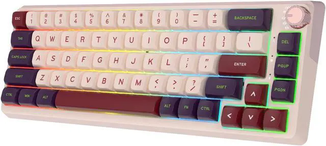 Main image of RK ROYAL KLUDGE Kzzi K68 Three-mode Mechanical Keyboard Wireless Bluetooth Wired Rgb Gasket Structure Customized Lightweight Portable Keyboard
