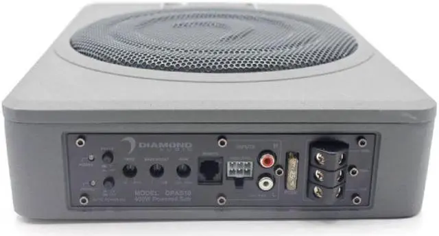 Alt view image 2 of 3 - Diamond Audio DPAS10 10" 300W Amplified Low Profile Ported Subwoofer Under Seat