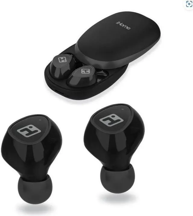 Main image of AX-38 TWS Bluetooth Earbuds with One-Touch Slide Case Black