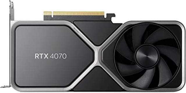 NVIDIA GeForce RTX 4070 Founder's Edition (FE) Graphics Card NVIDIA GeForce RTX 4070 Founder's Edition (FE) Graphics Card