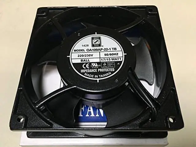 Alt view image 2 of 3 - THERMO ORION OA109AP-22-1TB Fan, 15W, 120X120X38, 230V, 11A