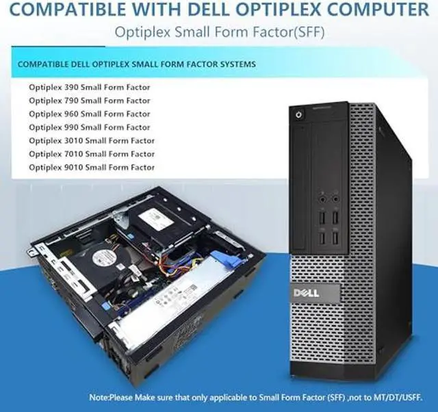 Alt view image 2 of 5 - POINWER H240AS-01 H240AS-00 L240AS-00 2TXYM 3WN11 240W Optiplex 7010 SFF Power Supply for Dell Optiplex 390 790 960 990 3010 9010 Small Form Factor Systems CCCVC 3RK5T ac240as-00 D240ES-00