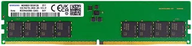 Main image of 32GB DDR5 4800MHz UDIMM PC5-38400 CL40 2Rx8 1.1V 288-Pin DIMM Desktop RAM Memory Module M323R4GA3BB0-CQK