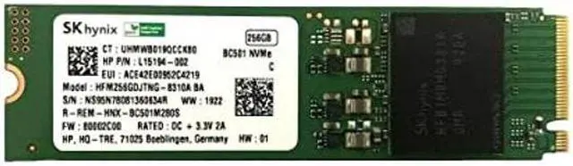 Main image of CUK Hynix BC501 256GB M.2 2280 PCIe NVMe Internal Solid State Drive (SSD) Bulk OEM Tray