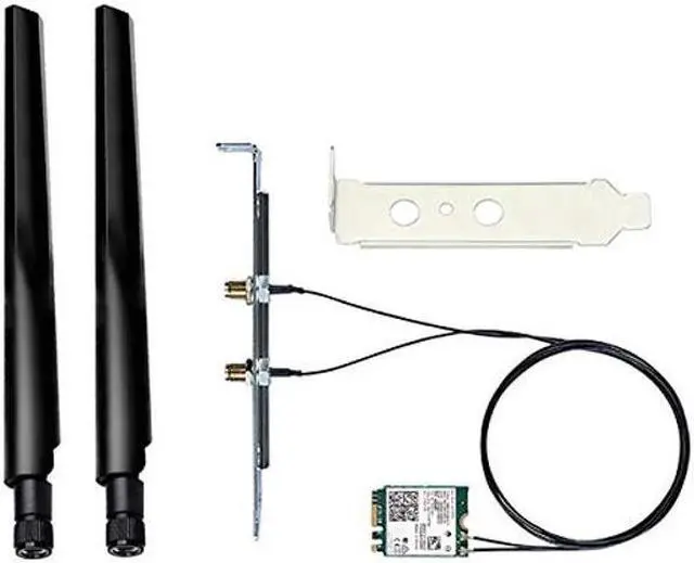 Main image of TelDaykemei Wi-Fi 6E AX210 Bluetooth 5.2 + 5374Mbps 2.4Ghz 5Ghz 6Ghz M.2 2230 Key E Desktop Kit Wireless Adapter AX210NGW Gigabit Network Card 802.11ax/ac MU-MIMO OFDMA Windows 10 with 6Dbi Antenna