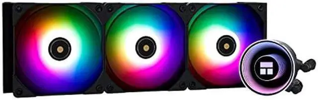 Main image of Thermalright Frozen Notte 360 Black ARGB Water Cooling CPU Cooler, 360 Black CPU Cooler Specifications, 3x120mm PWM Fans, S-FDB V2 Bearings, Suitable for AMD/AM4, Intel LGA 1700/1150/1200/2011/2066