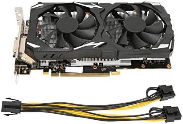 RX 580 Graphics Card, 8GB GDDR5 256bit Support 8K 16 PCI Express 3.0 Gaming  Graphics Card Dual Cooling Fans PC Video Cards for PC Gaming Desktop