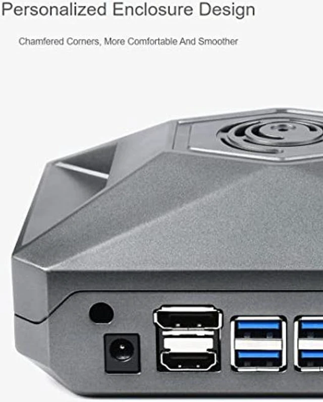 Alt view image 4 of 5 - Waveshare Aluminum Case for Jetson Nano Developer Kit with GPIO Adapter ONLY for Waveshare Jetson-Nano-DEV-KIT
