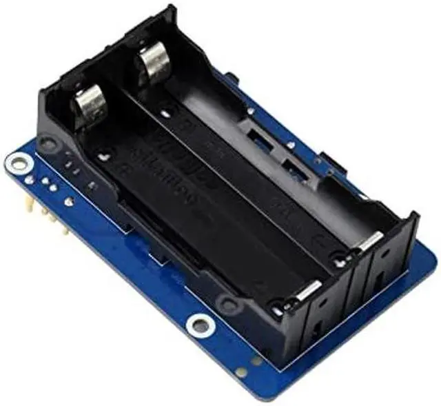 Alt view image 4 of 5 - Waveshare UPS HAT (B) for Raspberry Pi 5V Uninterruptible Power Supply 5A High Current with Pogo Pins Connector