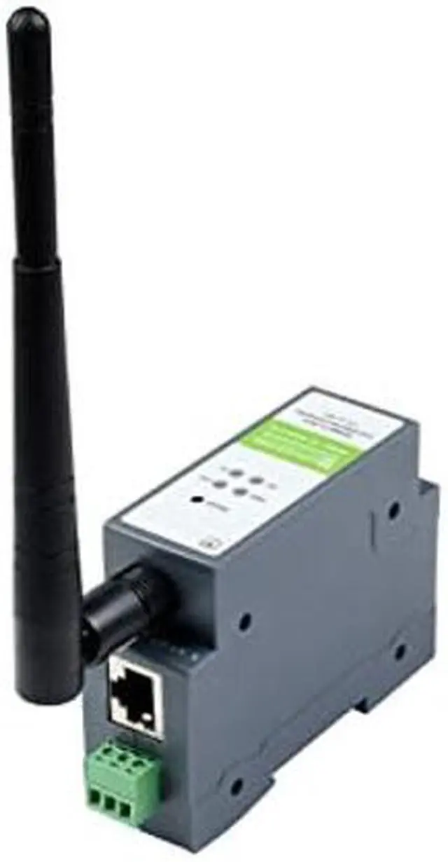 Alt view image 2 of 5 - waveshare RS485 to WiFi/Ethernet Module, Modbus MQTT Gateway, Rail-Mount RS485 Serial Server, with RS485, WiFi and Ethernet Ports, Support RS485 to WiFi, RS485 to Ethernet, Ethernet to WiFi, etc.