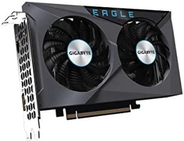 Alt view image 2 of 5 - Gigabyte Radeon RX 6500 XT Eagle 4G Graphics Card, WINDFORCE 2X Cooling System, 4GB 64-bit GDDR6, GV-R65XTEAGLE-4GD Video Card