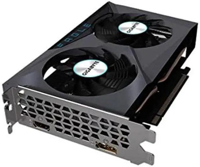 Alt view image 4 of 5 - Gigabyte Radeon RX 6500 XT Eagle 4G Graphics Card, WINDFORCE 2X Cooling System, 4GB 64-bit GDDR6, GV-R65XTEAGLE-4GD Video Card